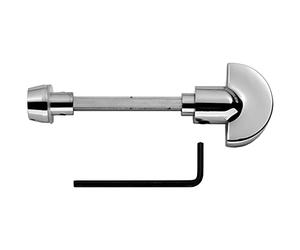 Spare Slim Thumbturn Lock and Release Handle - 67mm Spindle - Polished Chrome | Locking Thumb Turn and Release Handle - Screwless Rose - for Use with Lever on Rose Door Handles