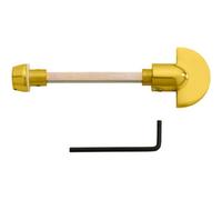 Spare Slim Thumbturn Lock and Release Handle 80mm Spindle Polished Brass