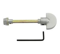Spare Slim Thumbturn Lock and Release Handle 80mm Spindle Satin Chrome