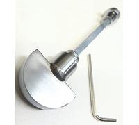 Spare Thumb-Turn & Released Spindle (for Bathroom Locks) (Satin)