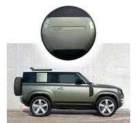 Spare Tire Cover fits for Land Rover Defender 110 90 130 2020 2021 2022 2023 2024 2025 ABS Spare Tyre Wheel Cover Protector (Pangea Green+Matte Black)