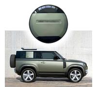 Spare Tire Cover fits for Land Rover Defender 110 90 130 2020 2021 2022 2023 2024 2025 ABS Spare Tyre Wheel Cover Protector (Pangea Green+Glossy Black+Black Letter)