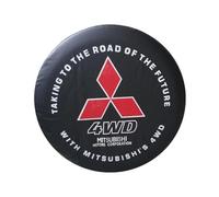 Spare Tire Cover for Mitsubishi Outlander 2012-2023, Dustproof Car Spare Tire Covers Waterproof Spare Tire Cover Wheel Tyre Vehicle Wheel Protectors,16inch