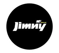 Spare Tire Cover, for Suzuki Jimny 2018-2023 2024 Black car Spare Wheel Covers, PVC Waterproof Dustproof Protection,A Black-14IN