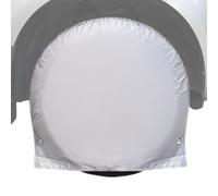 Spare Tire Cover | Waterproof Wheel Covers for Trailer Tires,210D Silver-Coated Oxford Dustproof Automotive Wheel Protector Fits 27-29in Tires