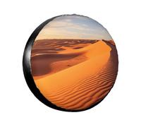 Spare Tire Cover Weatherproof Wheel Tire Covers Sand Dunes in The Sahara Desert Wheel Protectors Waterproof Dust-Proof Tire Protector Camper Tire Covers Universal Fit for Car SUV Truck 16 inch