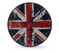 Spare Tire Cover Wheel Protectors, Retro Union Jack Flags Waterproof Dustproof Wheel Cover Universal Fit for Jeep Trailer RV SUV Camper Vehicle 15 Inch