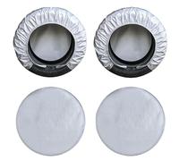 Spare Tire Covers: Winter Replacement Cover, Portable Wheel Wraps | Fit univrsal Fit with Weather Resistant Tire Protector 4 Packs of 4 ul