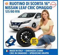 Spare Wheel Peugeot 208 16" 125/85 R16 Free Jack DOT2025 4 Holes