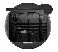 Spare Tire Trash Bag - Oxford Cloth 58x18x60cm | Tailgate Trash Bag | Cargo Pouch For Tailgate | Waterproof Storage Case For Car, Vehicle Hiking RV Trip Overlanding Truck, And Outdoor Use