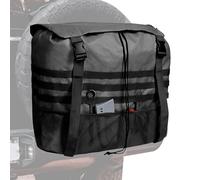 Spare Tire Trash Bag, Tailgate Storage Pouch, Weatherproof Heavy-Duty Garbage Carrier for Offroad Trucks, SUVs, RVs, and, Outdoor Waste Organizer for Camping, Hiking, Travel, and Road Adventures