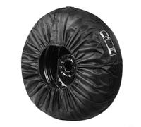 Spare Tyre Cover Adjustable 13-23 Inch Storage Bag With Handle Dual Side | Made of 190T and 210T Polyester Taffeta fits compact cars SUVs minivans lightweight easy to carry protects against grime