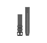 Garmin Quick Release Bands (20mm), suitable for selected Forerunner-,Venu-, vívomove-,vívoactive and Approach smartwatch series, Original accessory, Silicone, Slate Grey with Slate Hardware