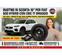 Spare Wheel Peugeot 208 16" 125/85 R16 Free Jack DOT2025 4 Holes