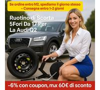 Spare Wheel 17 5 Holes For Audi Q2 With Jack Kit + Key Bag Dot25