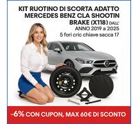 Spare Wheel 17 For All Mercedes CLA Shooting Brake Jack Key Bag