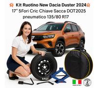 Spare Wheel 17" For New Dacia Duster+ With Key Cover 135/80 R17 1pc