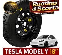 Spare Wheel 18" For TESLA MODEL Y New Original Emergency Kit