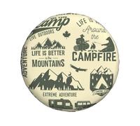 Spare Wheel Cover Camping Tire Covers Weatherproof 14" 15" 16" 17" WC10 | Universal Wheel Protectors for Travel SUV Rv Trailer