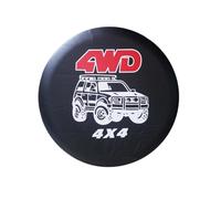 Spare Wheel Cover, For TOYOTA Land Cruiser 2017-2023 Dustproof Waterproof Soft Storage Bag Protector,14in