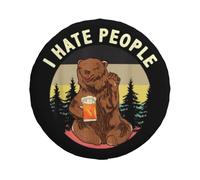 Spare Wheel Cover I Hate People Tire Covers 14" 15" 16" 17" WC136