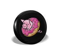 Spare Wheel Cover, Pig Donut Universal Fit Spare Tire Cover Waterproof Keeps Dirt Rain and Sun Away from Your Spare Tire