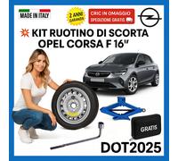 Spare Wheel Peugeot 208 16" 125/85 R16 Free Jack DOT2025 4 Holes