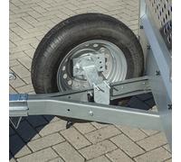 Spare Wheel Holder Trailer Spare Wheel Mounting Bracket with Mounting Plate