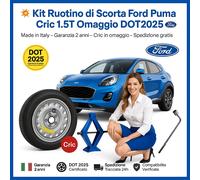 Ford Puma Spare Wheel Kit 17” Jack Key DOT2025 125/70 R17
