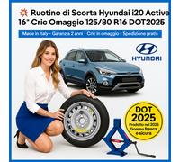 Spare Wheel Kit Dacia Sandero Stepway Streetway 16” 4 Holes Key DOT25