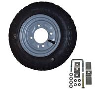 Spare Wheel & Tyre with Mounting Bracket for Erde & Daxara 100 101 102 Trailer