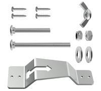 Spare Wheel Wall Rack - Stainless Steel Holder - Secure Spare Wheel Holder, Universal Mounting for Vehicles | Closed Trailers Cargo Vans Garag