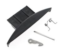 sparefixd Black Door Handle Latch & Hook Kit to Fit Hotpoint Washing Machine