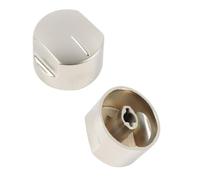 sparefixd Control Knob, Silver Chrome to Fit AEG Oven