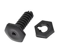 sparefixd Cooker Adjustable Foot Leg Black to Fit Beko Oven