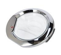 sparefixd Door Glass & Handle, Silver Chrome to Fit Hoover Washing Machine