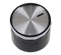 sparefixd for Beko BXIF35300X Built in Oven Control Knob Black & Silver Dial