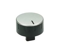 sparefixd for Bosch Gas Hob Temperature Control Knob Silver & Black