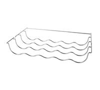 sparefixd Fridge Freezer Chrome Wine Bottle Shelf Rack for HISENSE