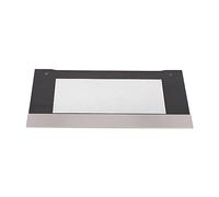 sparefixd Front Glass Silver Black to Fit AEG Oven