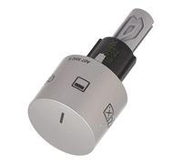 sparefixd Knob Temperature INOX Silver to Fit AEG Oven