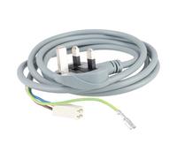 sparefixd Power Cable Wire & Plug 2 metres to Fit Zanussi Washing Machine