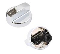 sparefixd Silver Chrome Control Knob Switch Dial to Fit Roma Oven Cooker