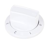 sparefixd Suitable for Beko Cooker White Control Knob Dial Switch for Hob