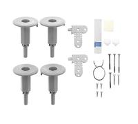 sparefixd Suitable for BEKO DIN26X22 Integrated Dishwasher Door Installation Fitting KIT