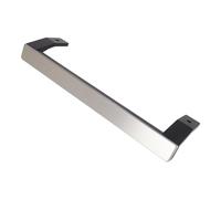 sparefixd Suitable for Beko Fridge Freezer Door Handle Cfp169 Ffp167 Black Silver 5907610700