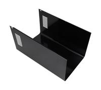 sparefixd Suitable for Cooker Hood Black Extractor Chimney Adjustable Cover Extractor Fan Universal