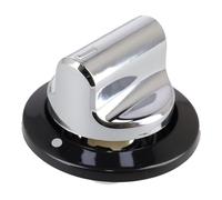 sparefixd Suitable for Flavel Range Cooker Knob Black & Silver Hob Control