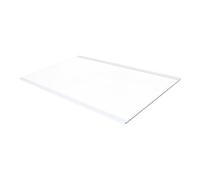 sparefixd Suitable for HISENSE Glass Shelf & White Edge Trim 45.5 x 29.8cm Fridge Freezer