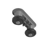 sparefixd Upper Basket Runner with Wheels to Fit Indesit Dishwasher